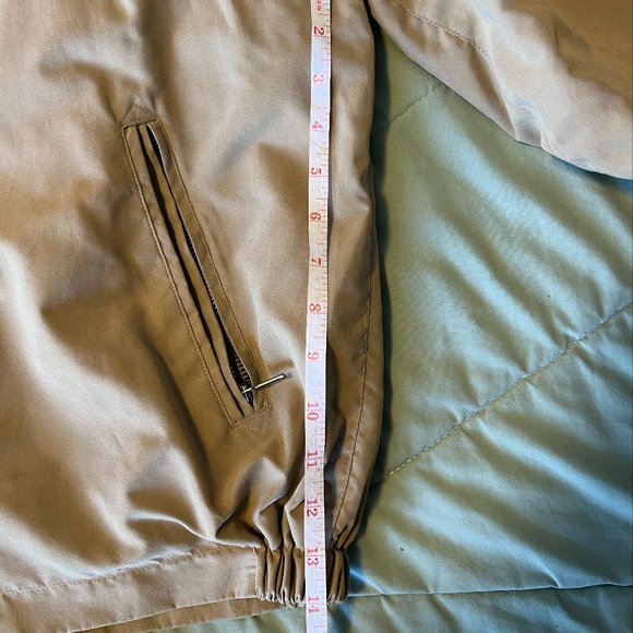 💥 LONDON FOG AUBURN FULL-ZIP JACKET LIGHT BROWN 💥 - Picture 3 of 7